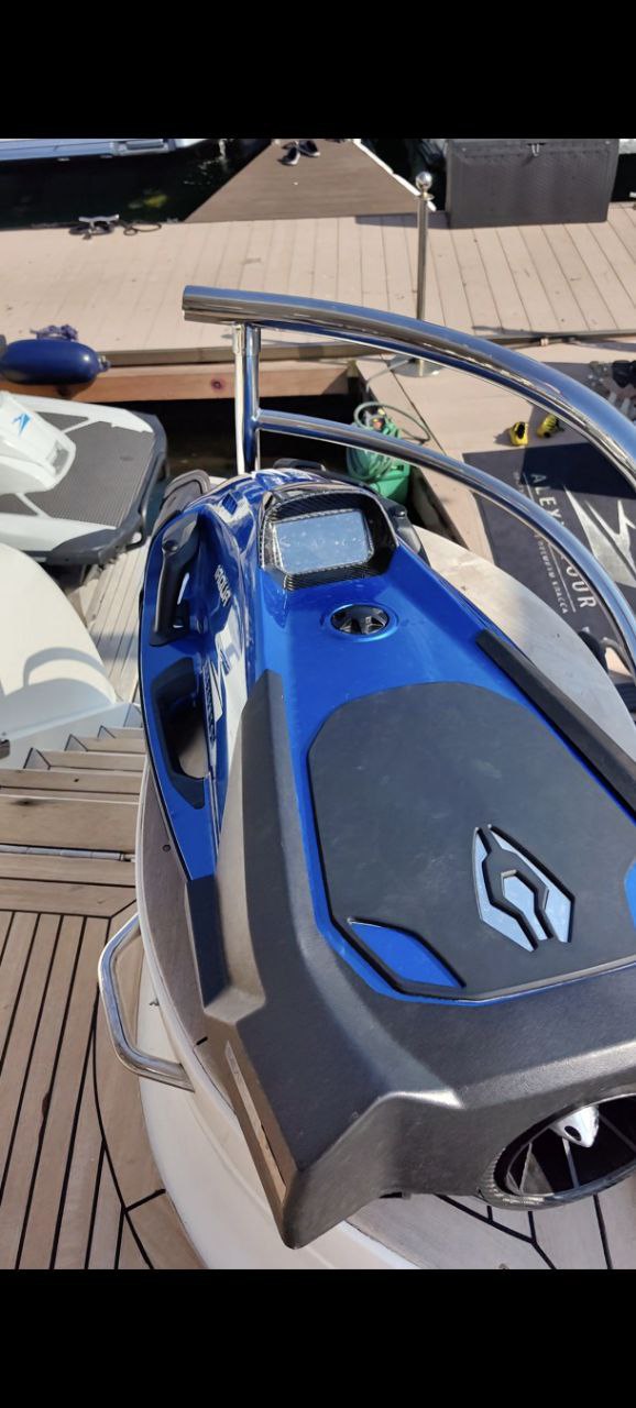 Water equipment aboard Alexum yacht